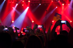 Image of people at a concert