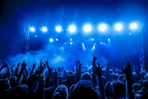 Image of people at a concert