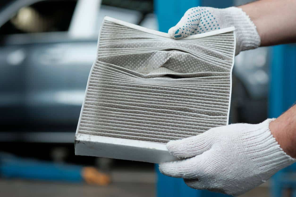 checking the air filter